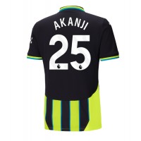 Maglia Calcio Manchester City Manuel Akanji #25 Seconda Divisa 2024-25 Manica Corta